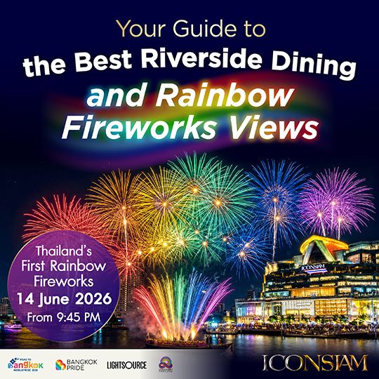 Riverside Restaurants to Watch Thailand’s First-Ever Rainbow Fireworks at ICONSIAM